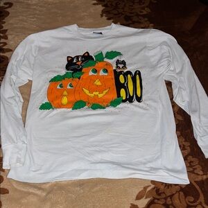 Screen Stars White Long Sleeve Shirt